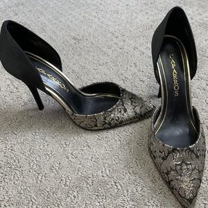 Caparros Parisian Two-Piece Evening Pumps